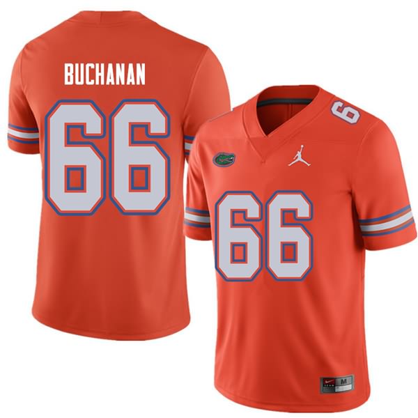 NCAA Florida Gators Nick Buchanan Men's #66 Jordan Brand Orange Stitched Authentic College Football Jersey TXN7264TO